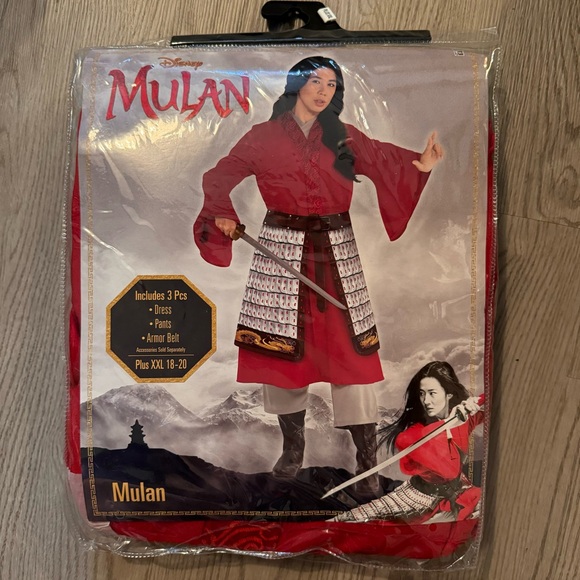 Disney Mulan Costume, Adult XXL NWT - Picture 2 of 5